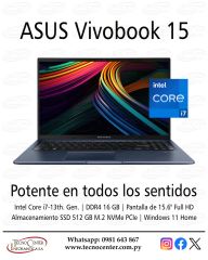 Notebook Asus Vivobook Intel Core i7